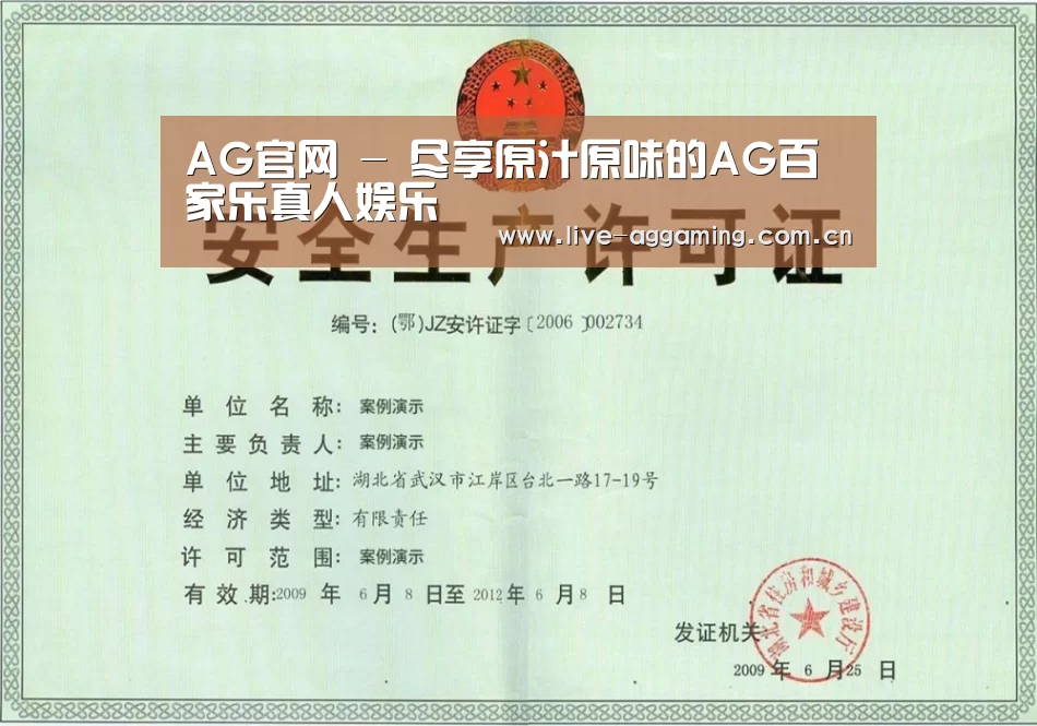 AG真人荣誉证书三(图1)